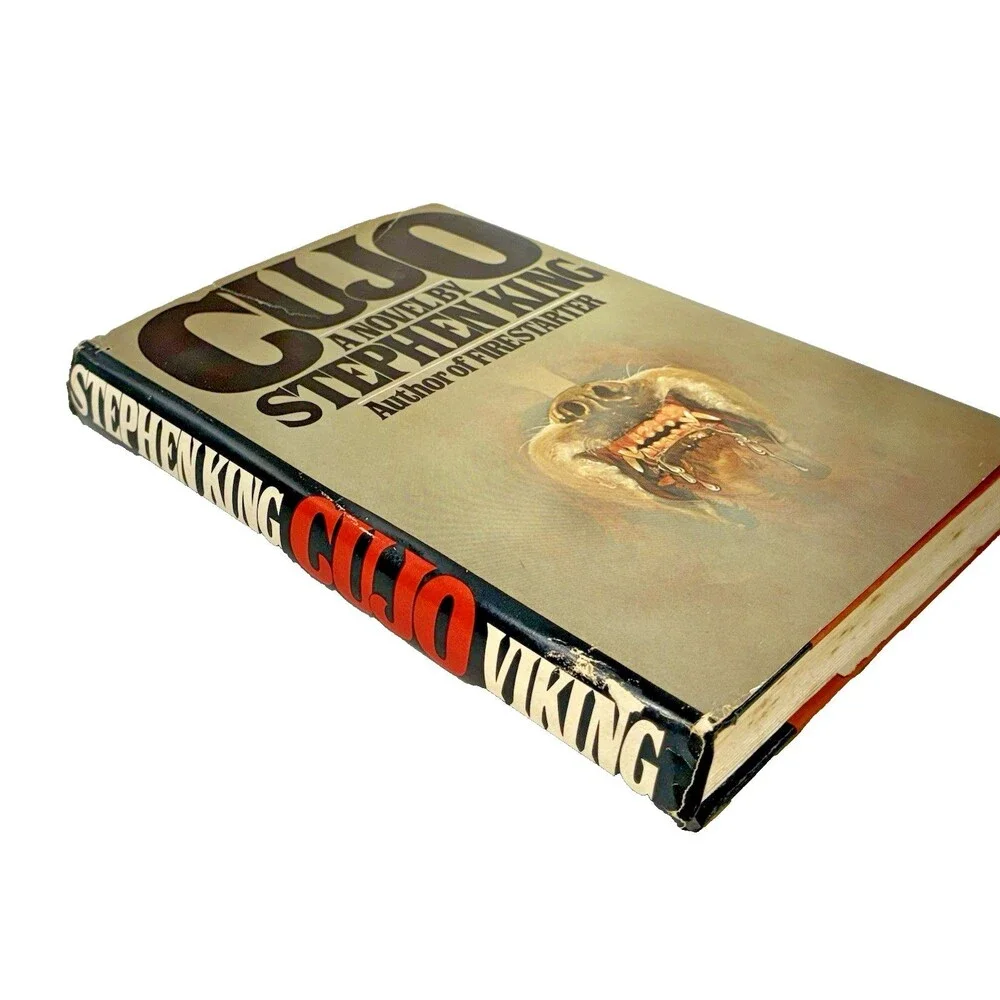 Cujo by Stephen King Vintage 1981 Viking Press First Edition Hardback Book